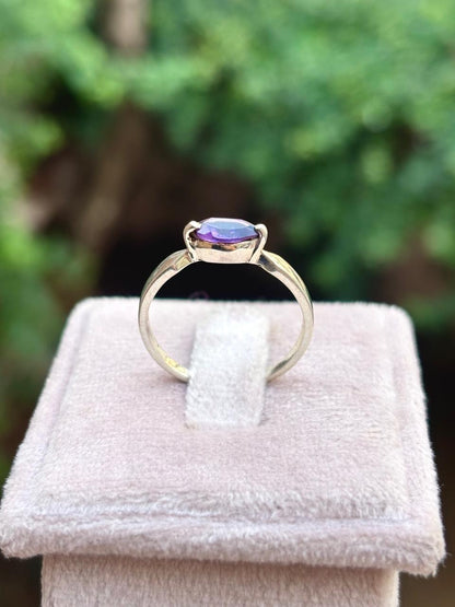 Amethyst Marquise Ring