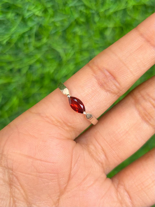 Garnet Marquise Ring